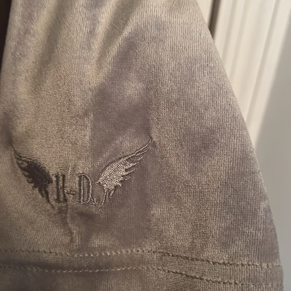 Vintage Harley Davidson Velour shirt - Picture 2 of 6